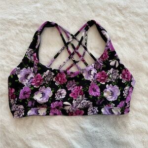 VS purple floral Strappy bra